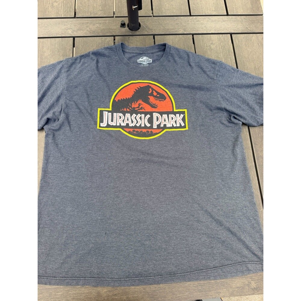 Jurassic Park Men's 2XL Heather Gray T-Shirt